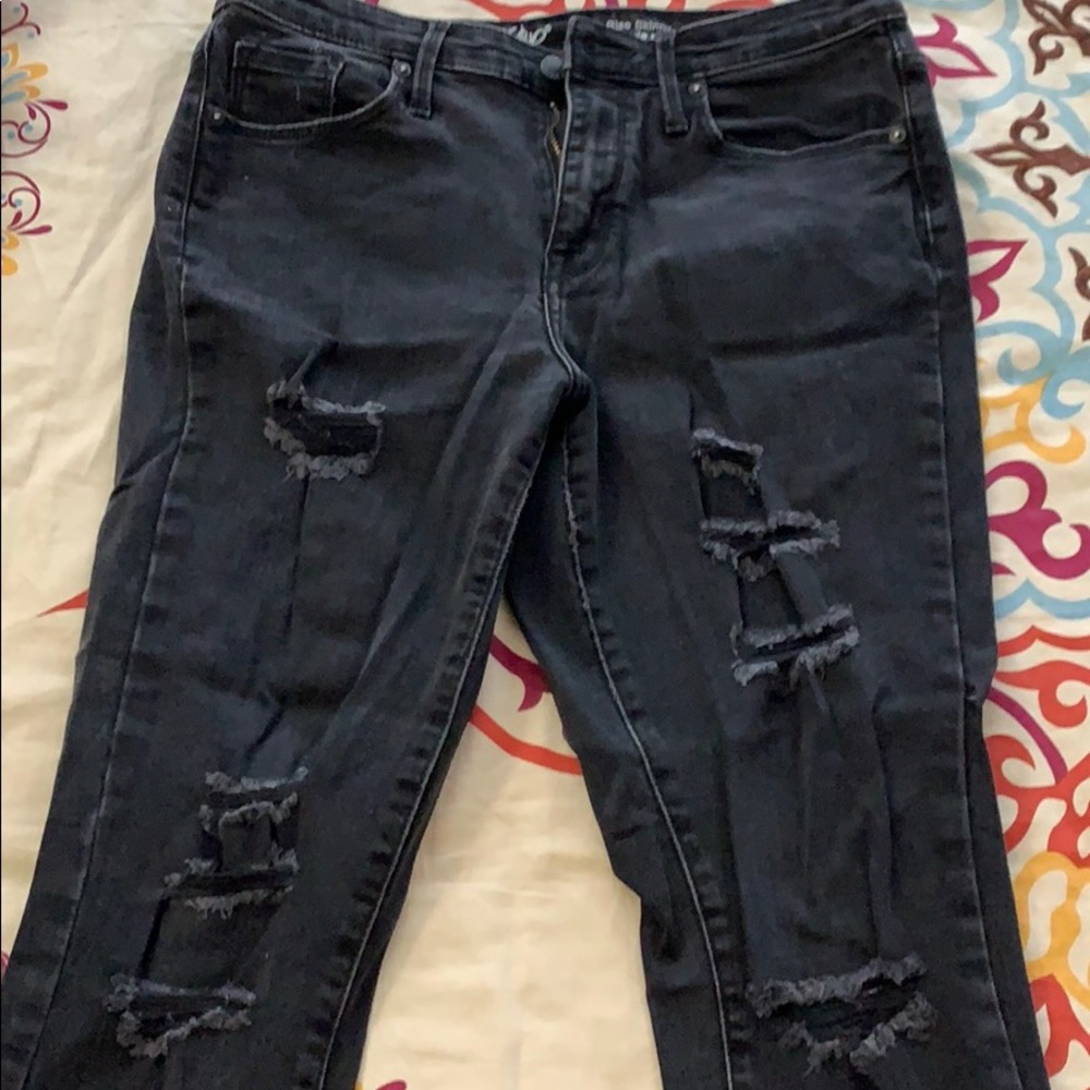 Black skinny jeans